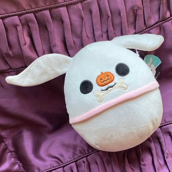 Squishmallows 2024 Zero Nightmare Before Christmas Dog Plush Toy NEW RARE Bone - Picture 2 of 10